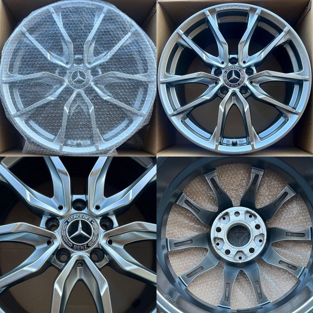 アオ◆美品◆ ベンツ GLC X253 ユーロテック18インチ4本セット