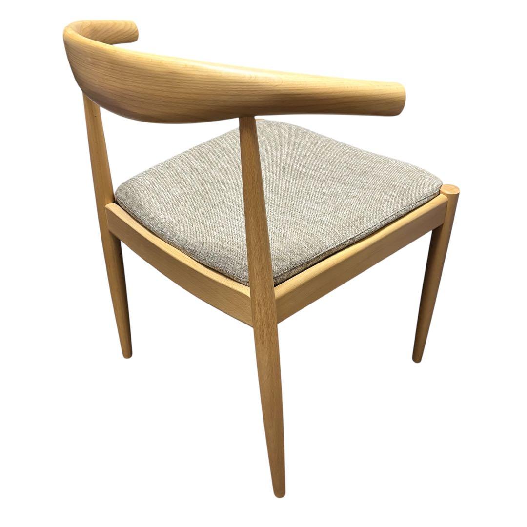 美品 ニトリ ダイニングチェア NコレクションC-01 アームチェア 2脚セット