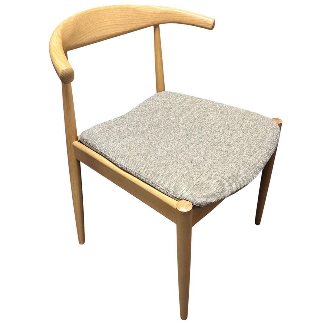 美品 ニトリ ダイニングチェア NコレクションC-01 アームチェア 2脚セット