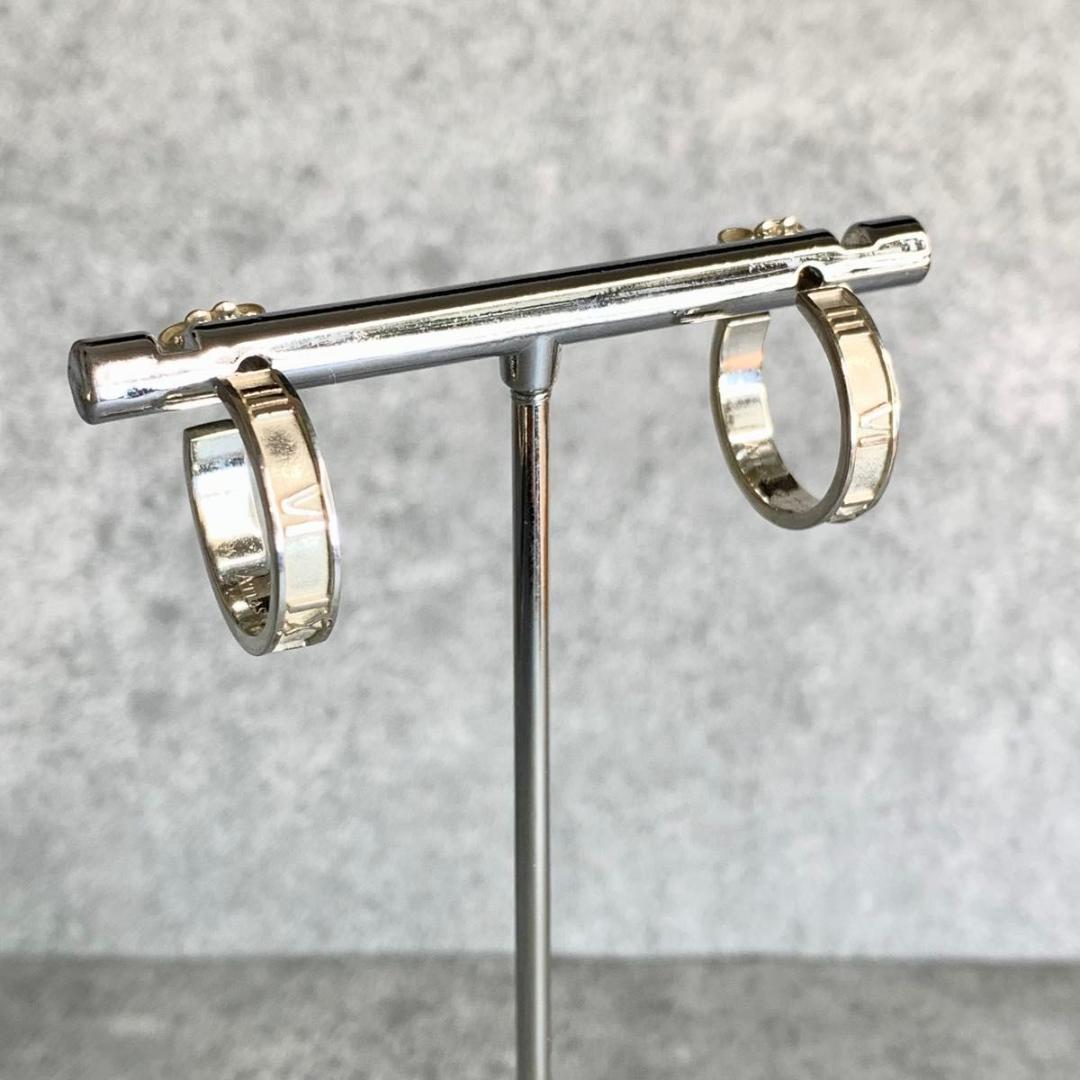 ティファニー 希少 アトラス フープ ピアス シルバー 925 OK1e