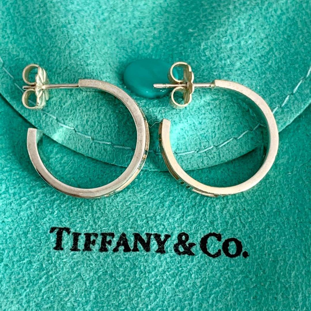 ティファニー 希少 アトラス フープ ピアス シルバー 925 OK1e