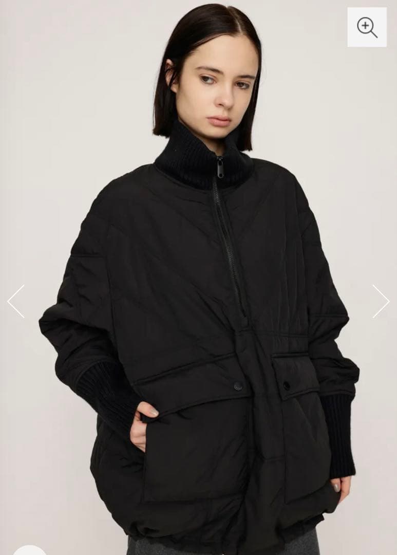 ジャケット・アウター QUILTING STAND NYLON PULLOVER SLY moussy