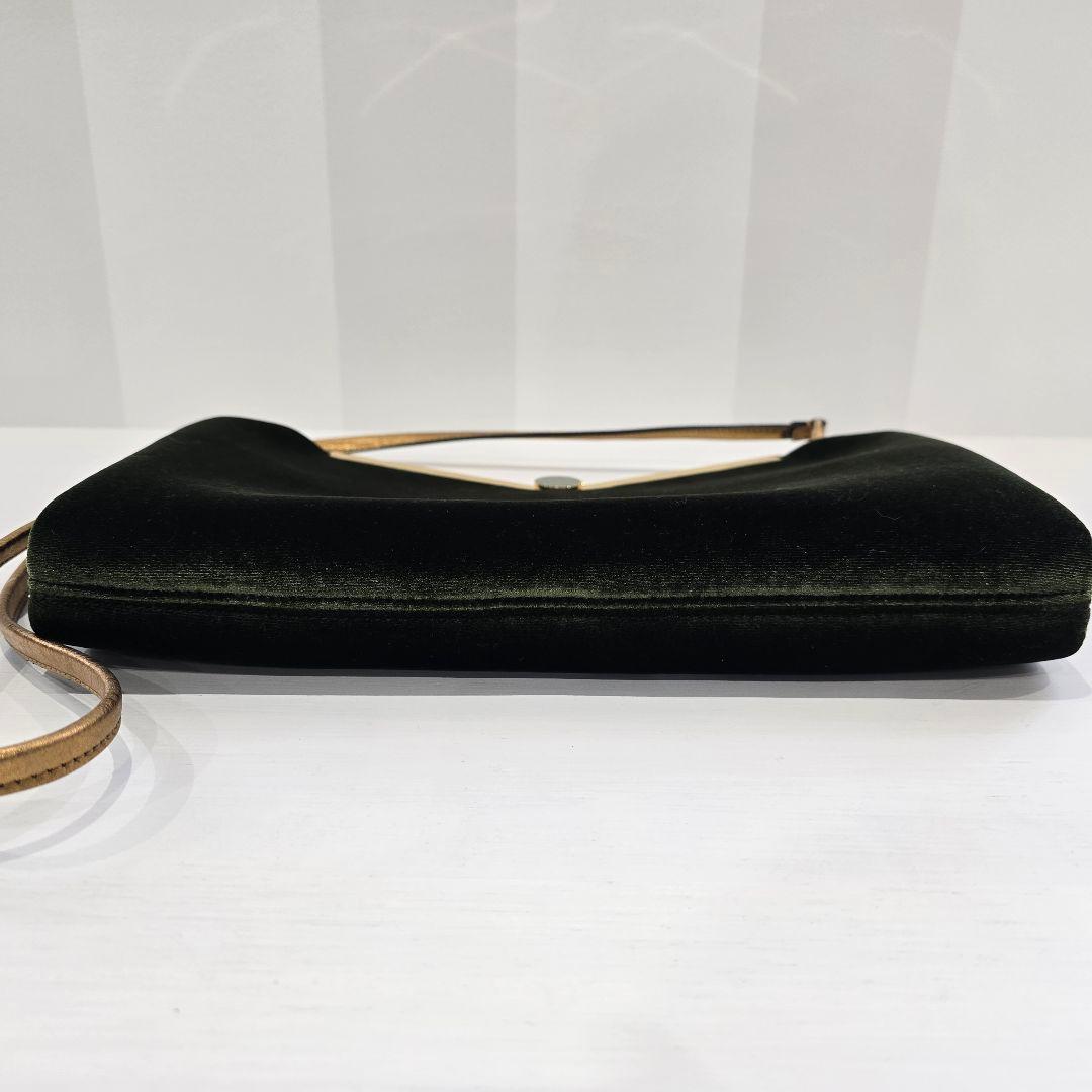 エンポリオアルマーニ ベルベット2way クラッチ　ショルダー