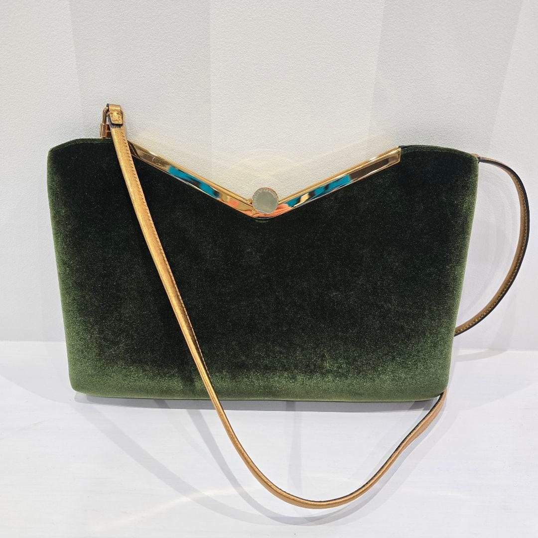 エンポリオアルマーニ ベルベット2way クラッチ　ショルダー