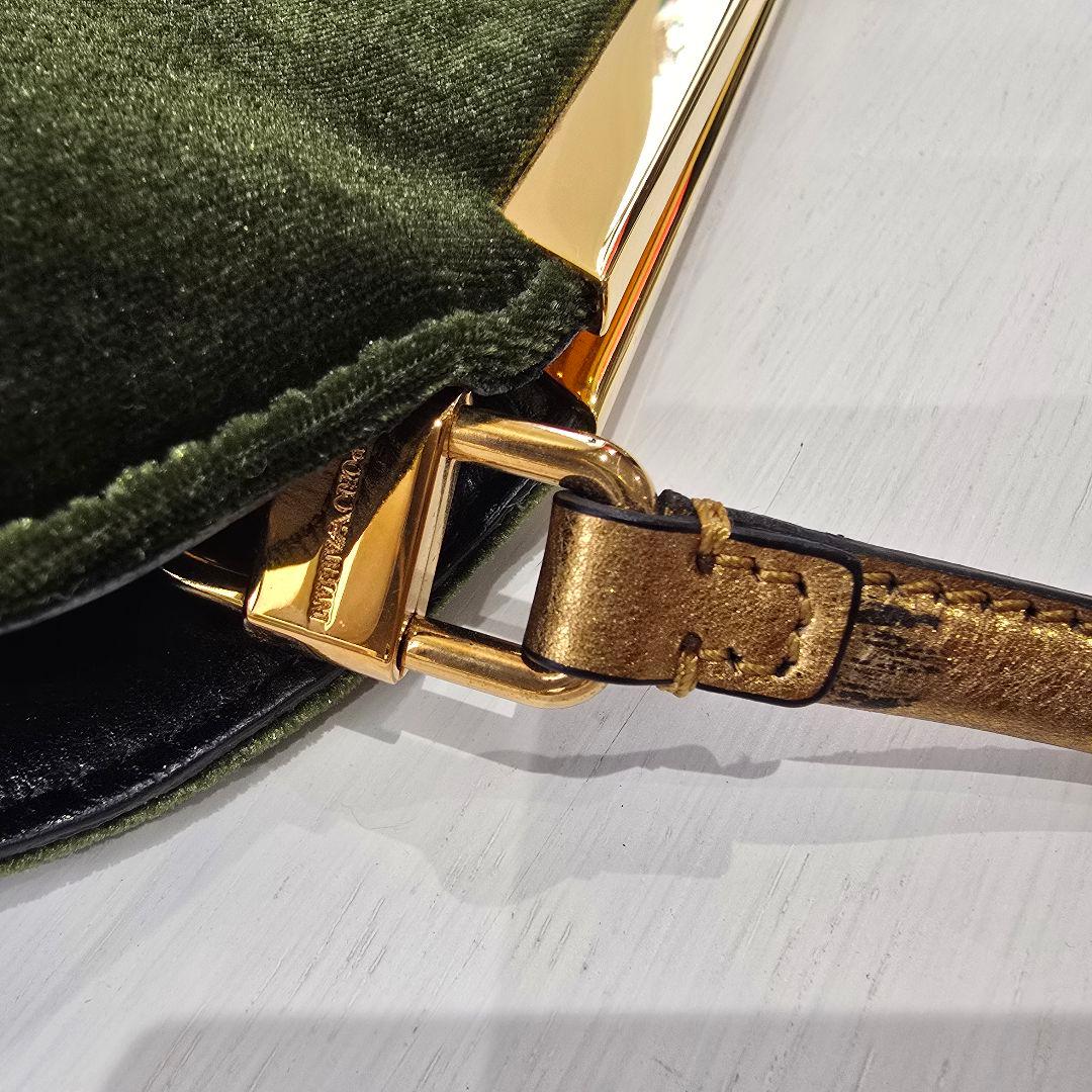 エンポリオアルマーニ ベルベット2way クラッチ　ショルダー