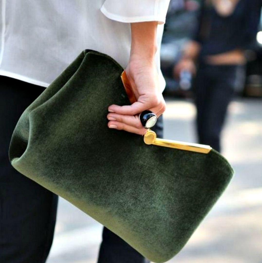 エンポリオアルマーニ ベルベット2way クラッチ　ショルダー