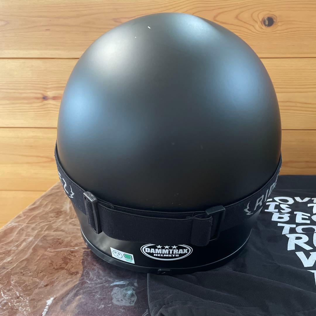 Dammtrax マットブラック フルフェイスヘルメット L