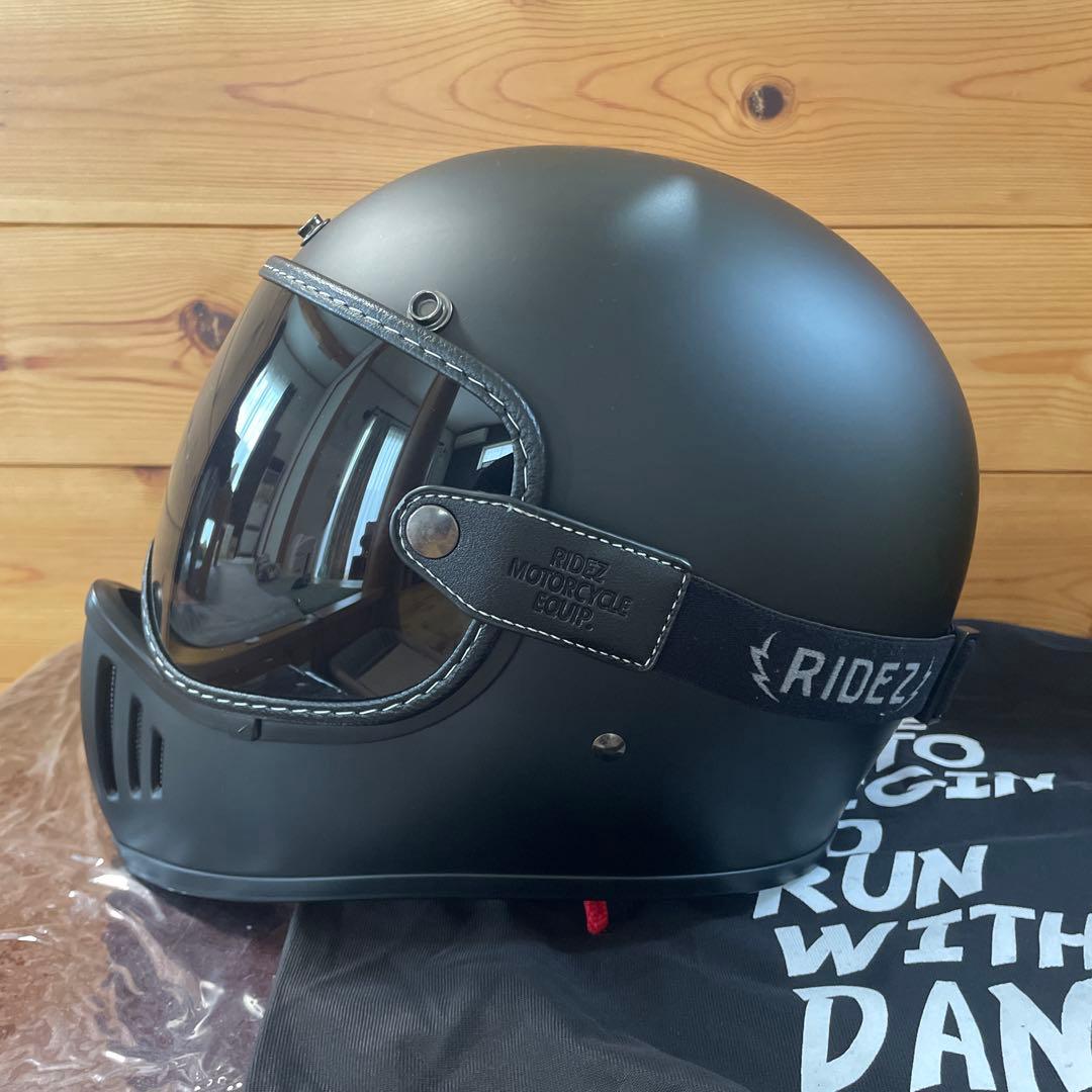 Dammtrax マットブラック フルフェイスヘルメット L