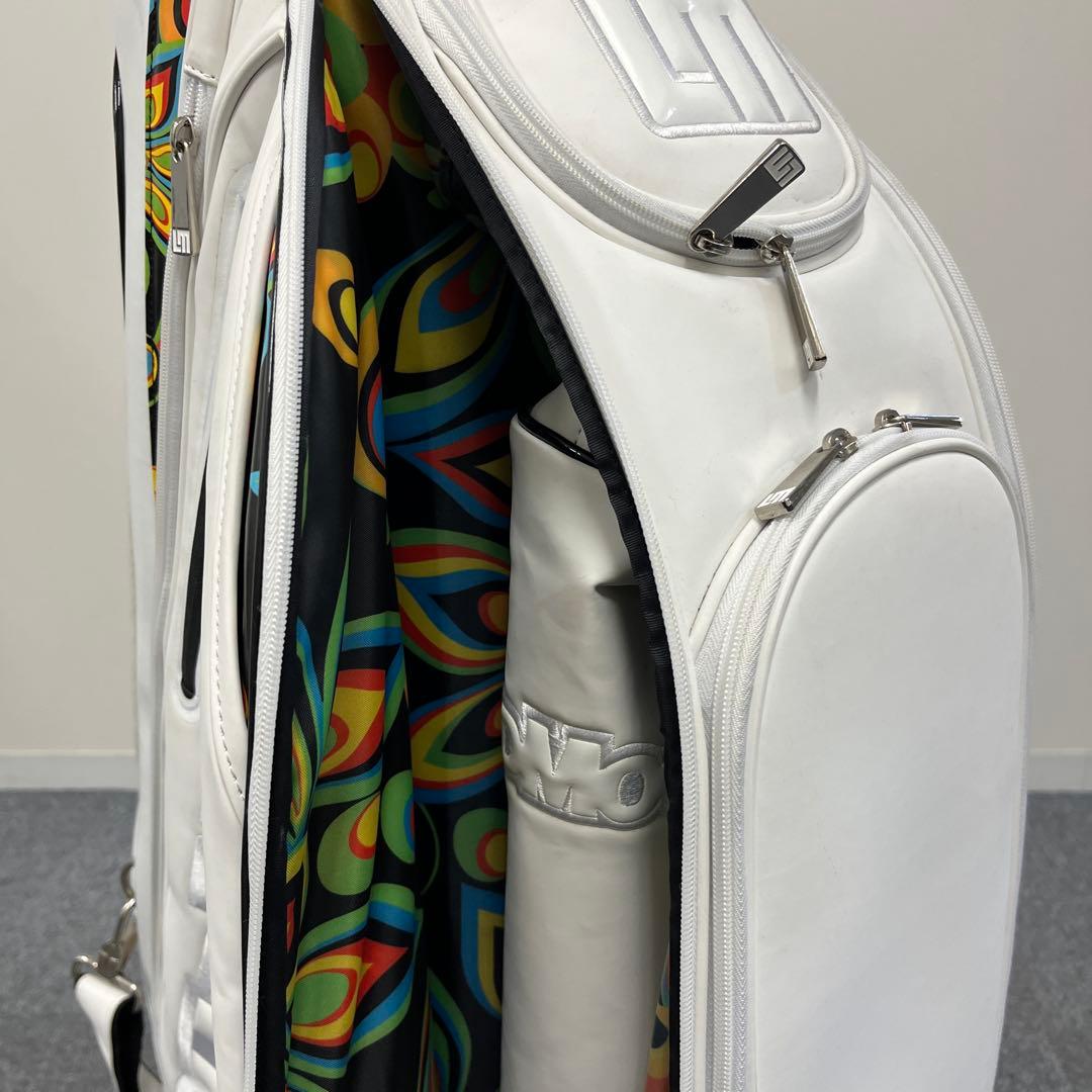 ラウドマウス キャディバッグ シャガデリックホワイト