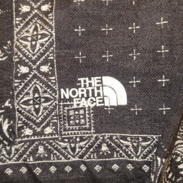 ノースフェイス　ノベルティコンパクトジャケット　ペイズリー　レディースM　黒