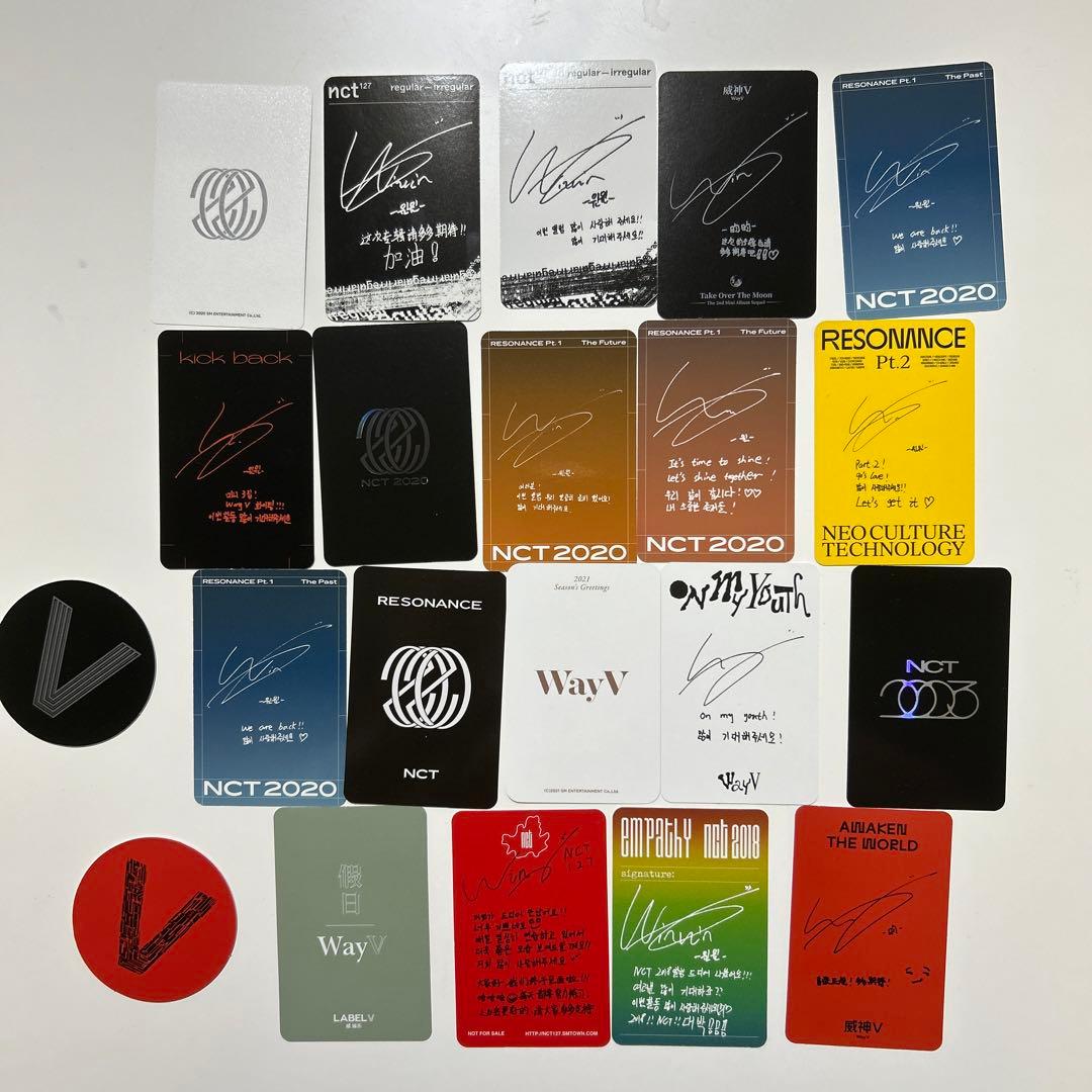 NCT127 WayV 威神V ウィンウィン トレカ サークルカード サクカ