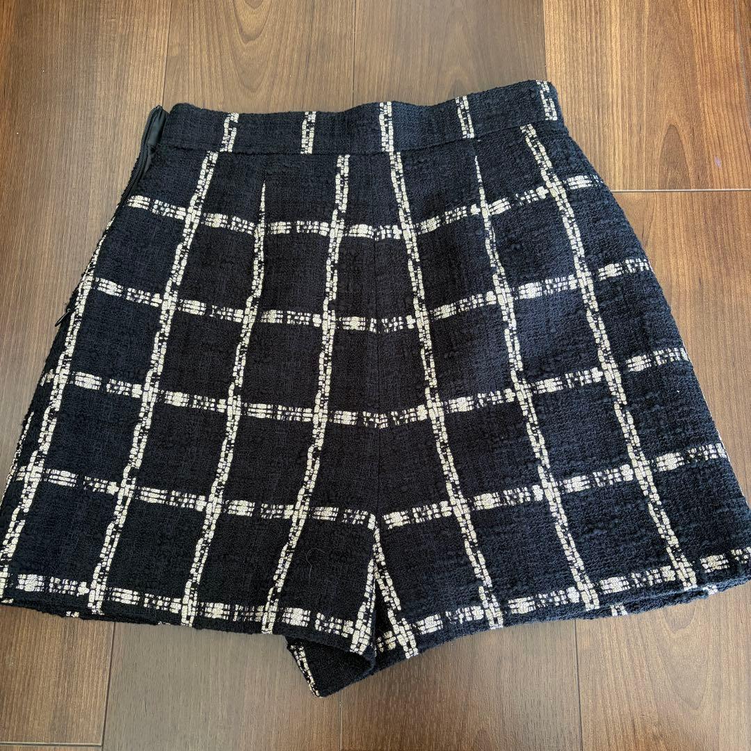 シェリエ sheller llic tweed culottes S