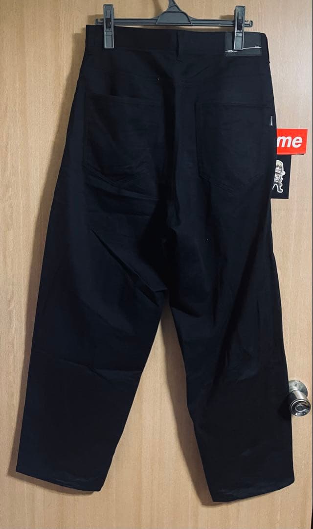 や*ぬ様 lad musician 24SS ワイドパンツ 黒 size44