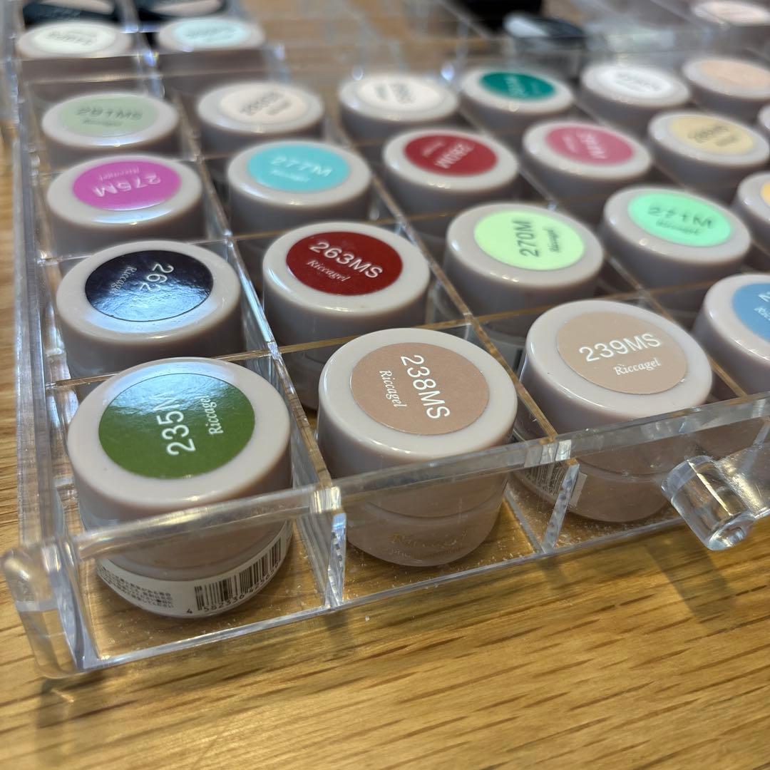 カラージェル各種 リッカジェル 大量 まとめ売り ケース付き