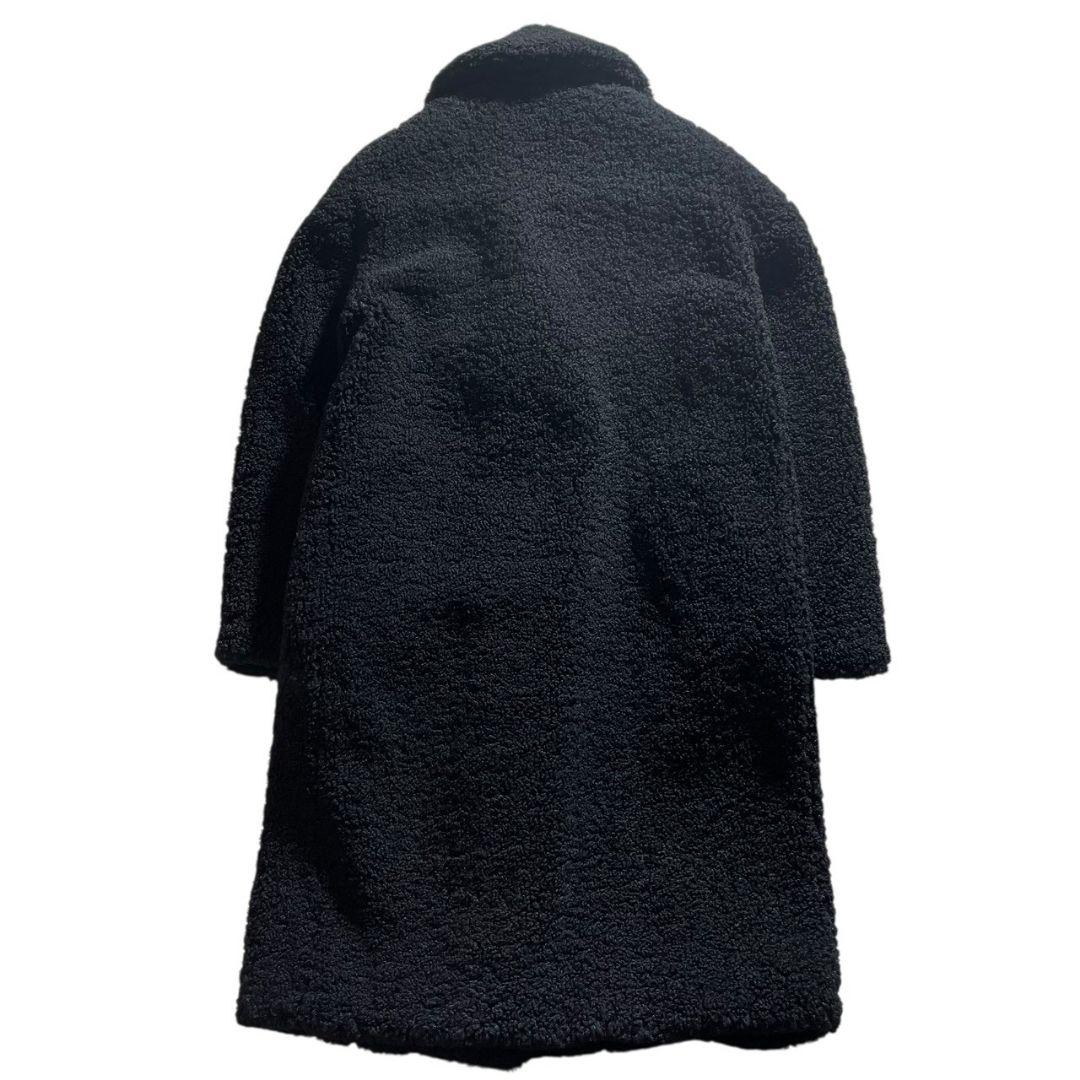 【完売品】ZARA テディベアコート オーバサイズ M〜L相当 ブラック 女優襟