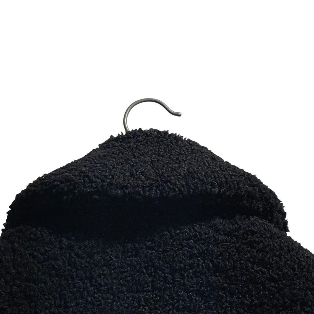 【完売品】ZARA テディベアコート オーバサイズ M〜L相当 ブラック 女優襟