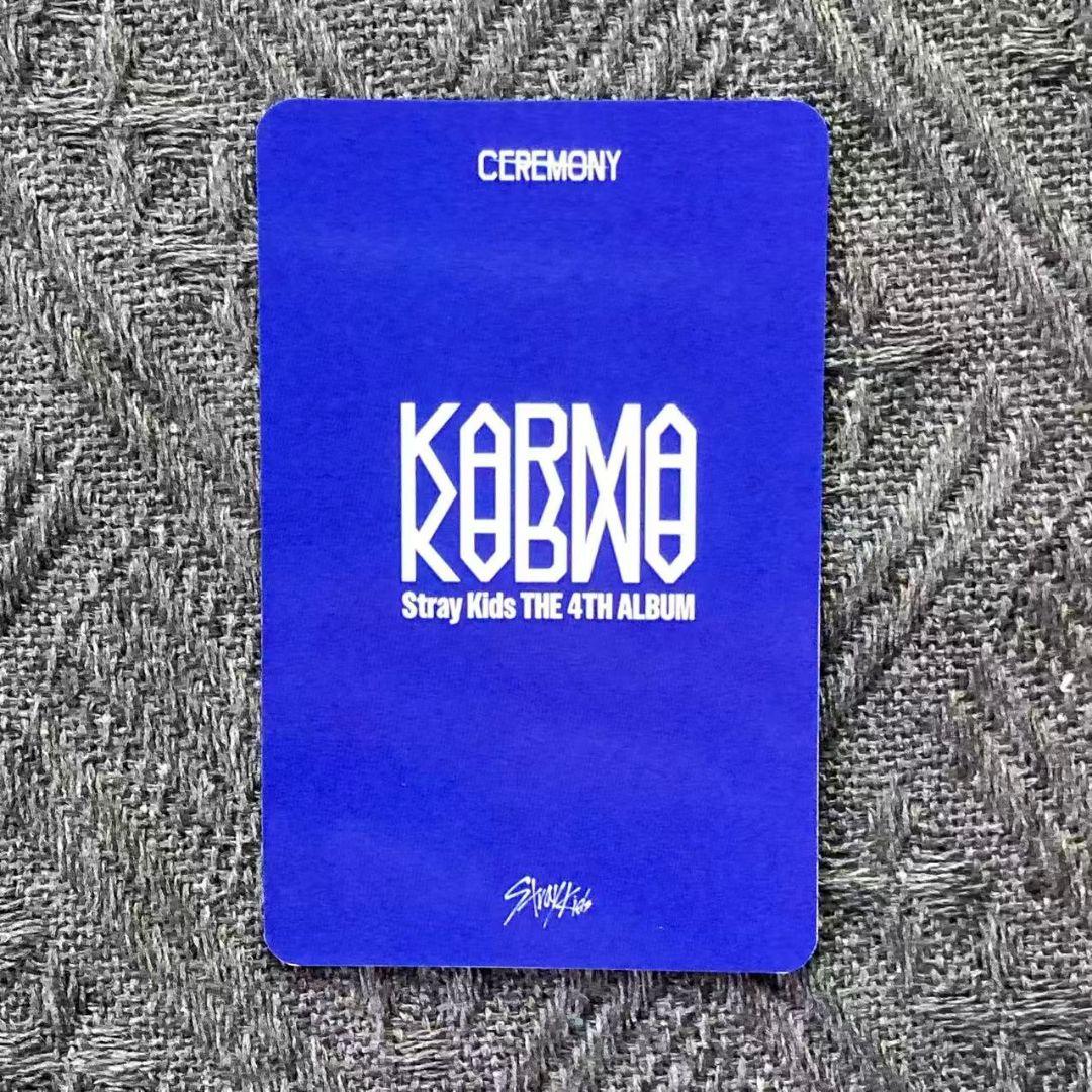 韓国 StrayKids KARMA 事前収録 ヒョンジン サノク トレカ