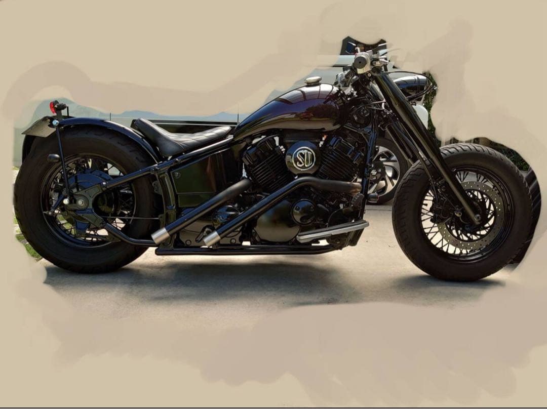 ジ*ン様 希少 レア ドラッグスター400 ユーロドラッグマフラー ニューロッド