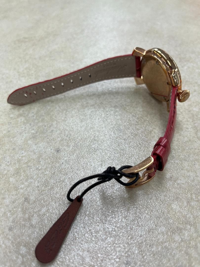 【最終価格！】GaGa MILANO 時計 品番：5021.10 赤金/赤革