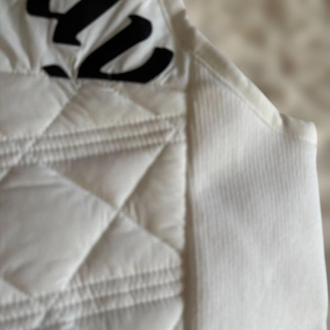 新品　キャロウェイ　中綿入りロングベスト　白　サイズLL 送料込み