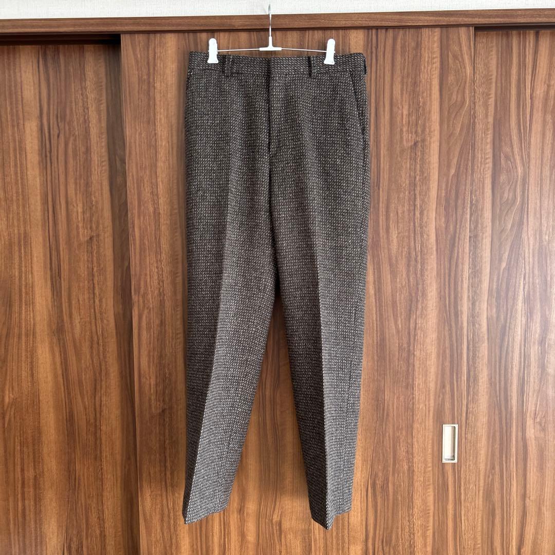パンツ AURALEE ALPACA WOOL SILK TWEED SLACKS 4