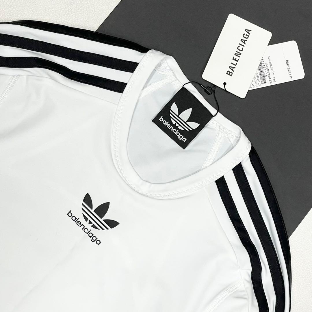 未使用 BALENCIAGA ADIDAS バレンシアガ アディダス ロンT