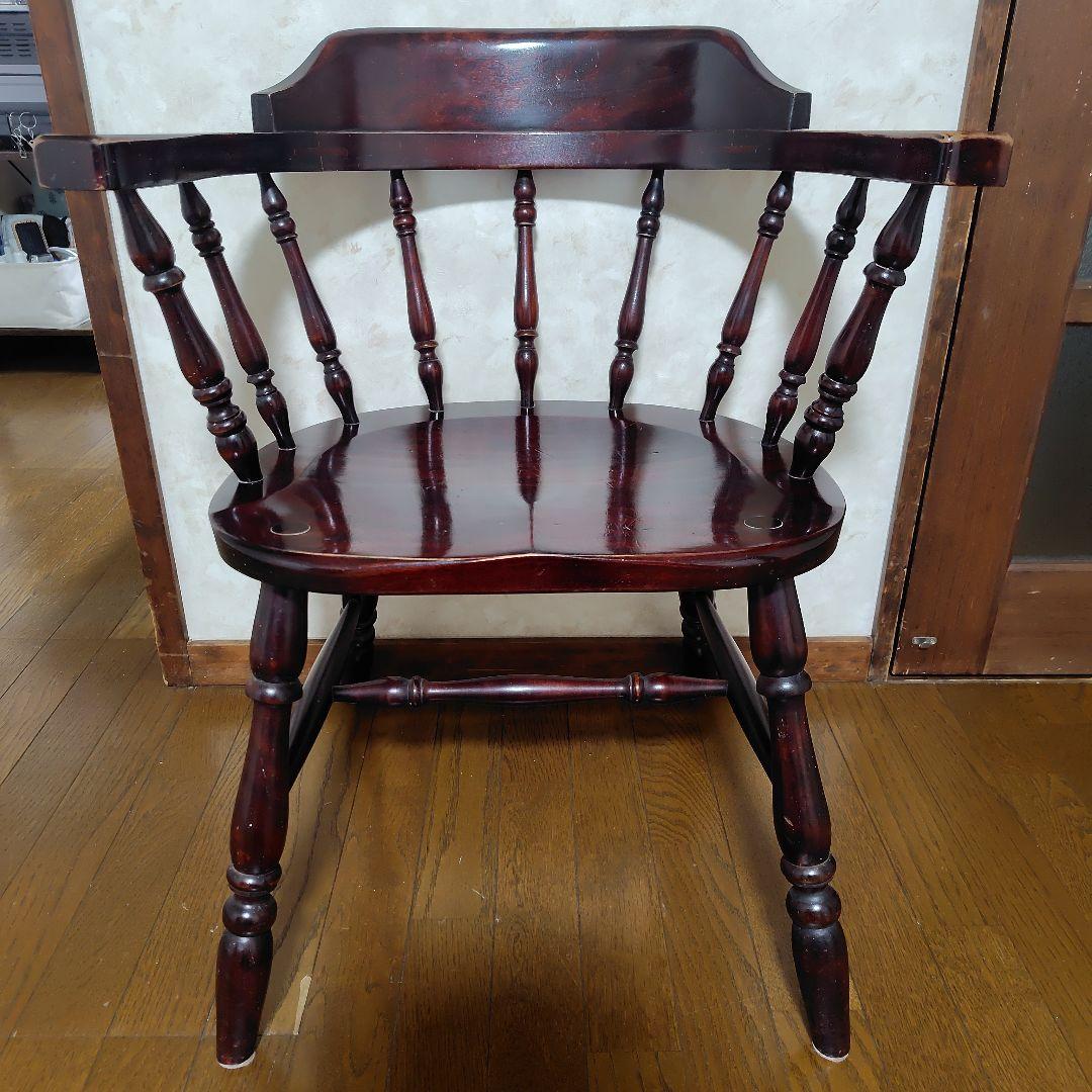 九州民芸家具☆無垢材ウィンザーチェア☆キャプテンチェア