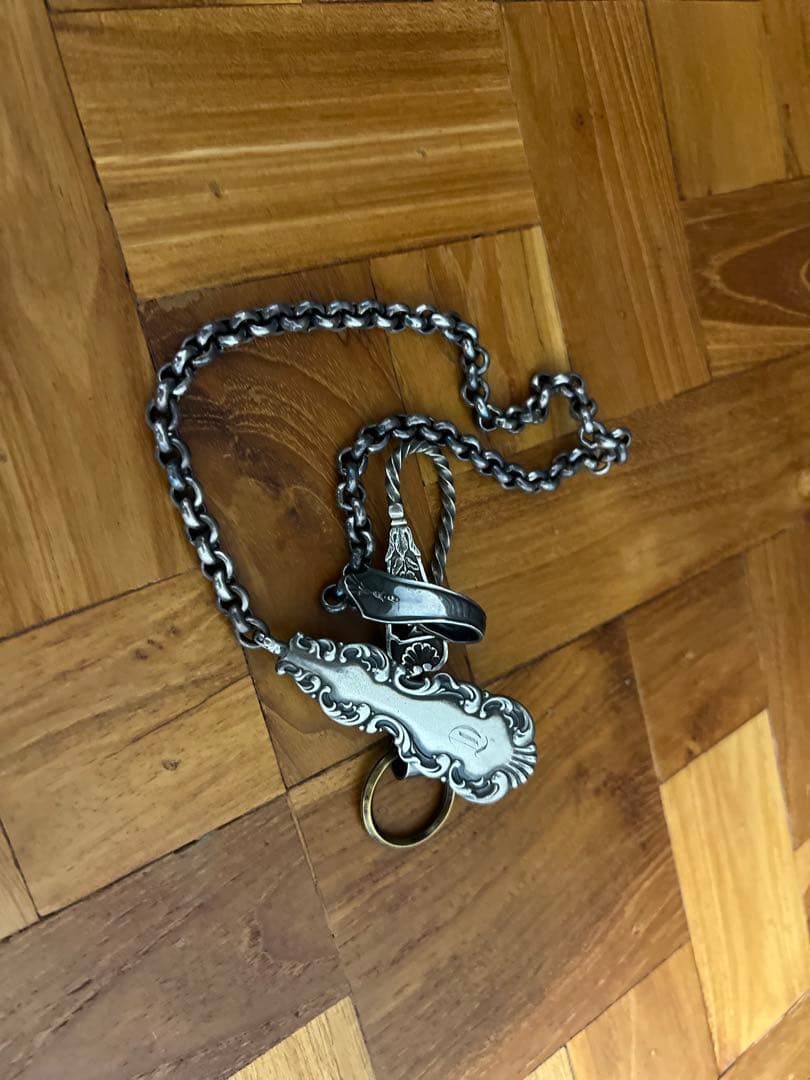 ウォレットチェーン　ヴィンテージ　スプーン