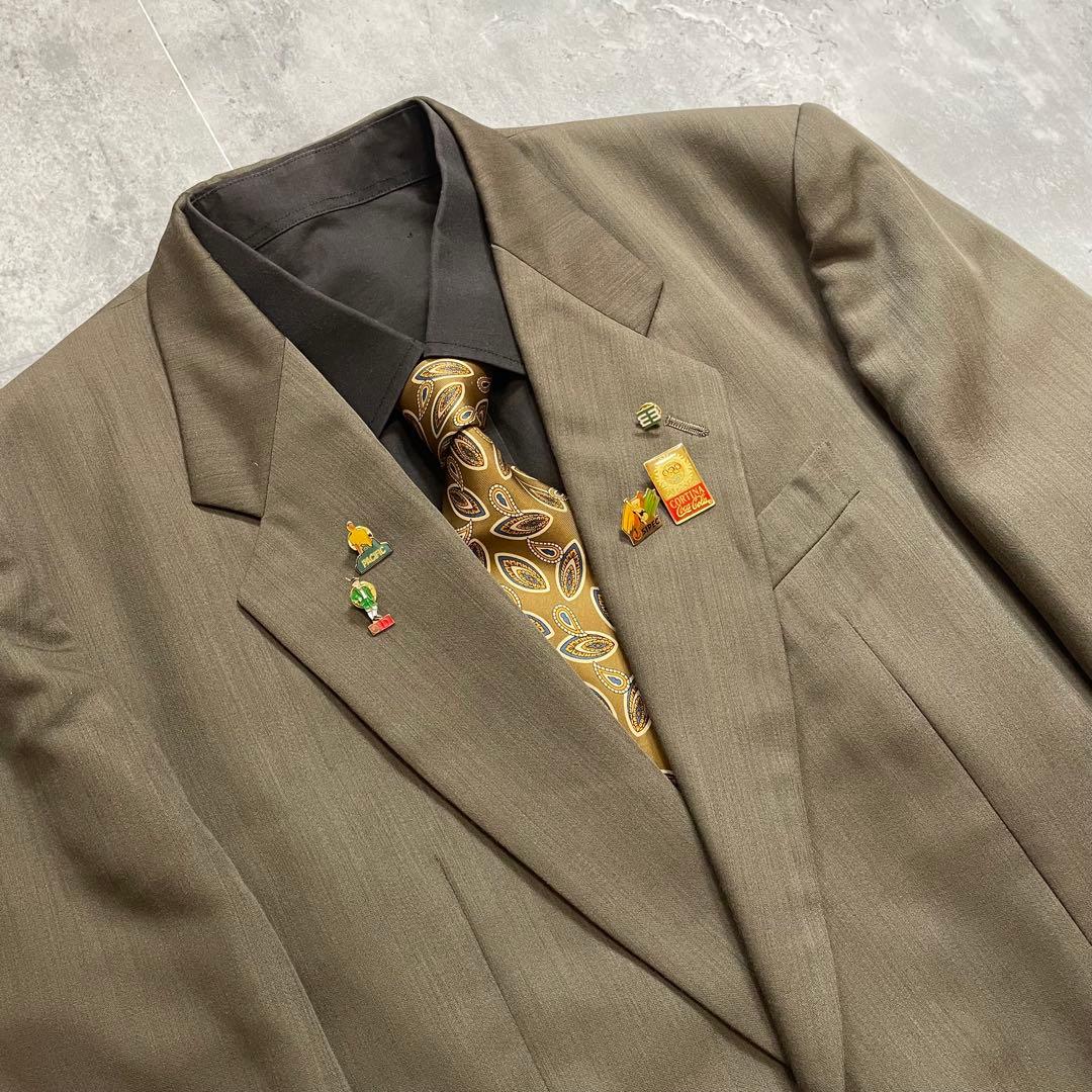 【4点セット】ディオール セットアップ ピンズ シャツ ブラウン 成人式