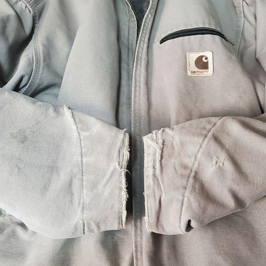 90s カーハート デトロイトジャケット グレー 2XL 野村訓一 J76CMT