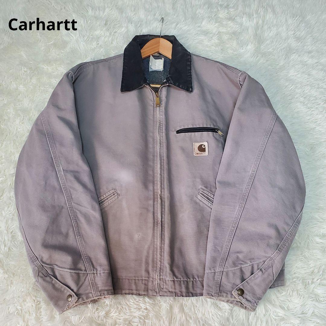 90s カーハート デトロイトジャケット グレー 2XL 野村訓一 J76CMT