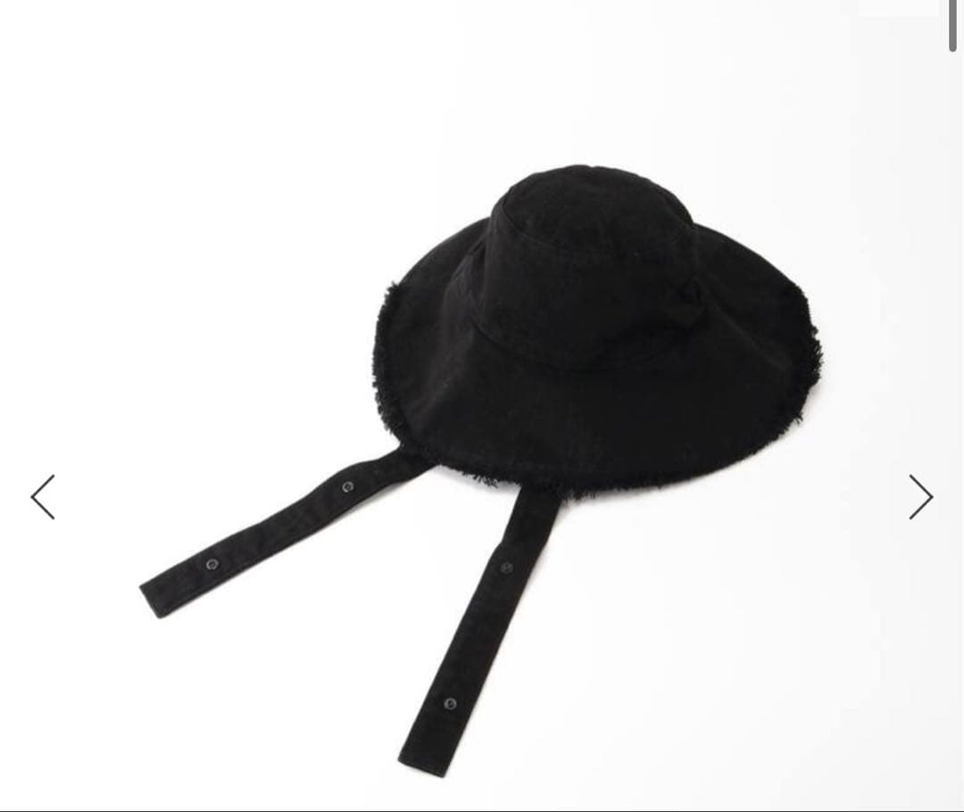 KIJIMA TAKAYUKI DENIM BUCKET ハット 黒