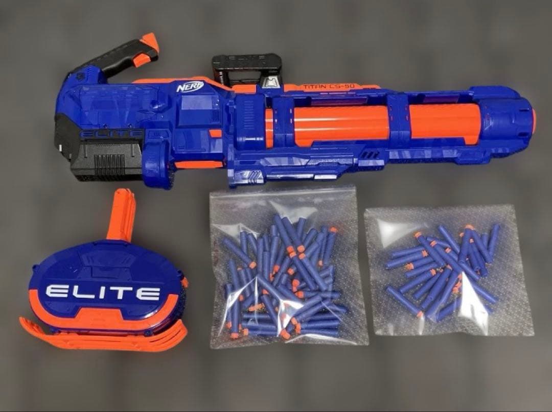 ナーフ タイタン エリート NERF Titan CS-50 電動 ドラム