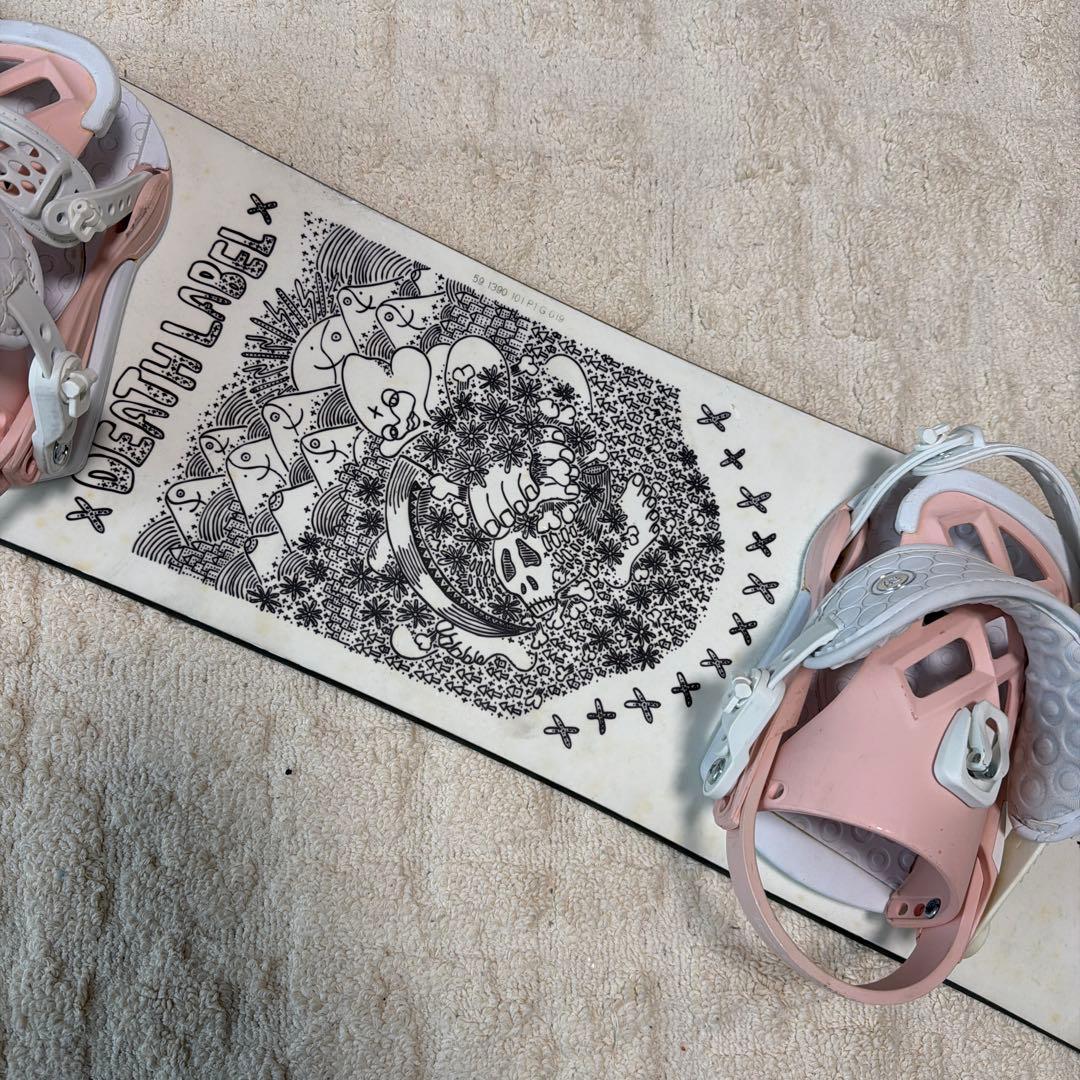 DEATHLABEL 139cm スノーボード　UNION ビンディング　セット