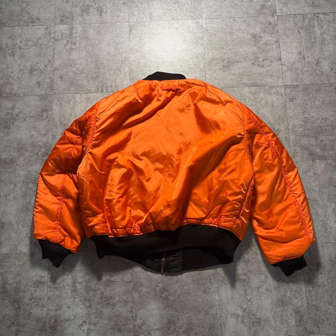 alpha ma-1 reversible flight jacket 短丈　黒