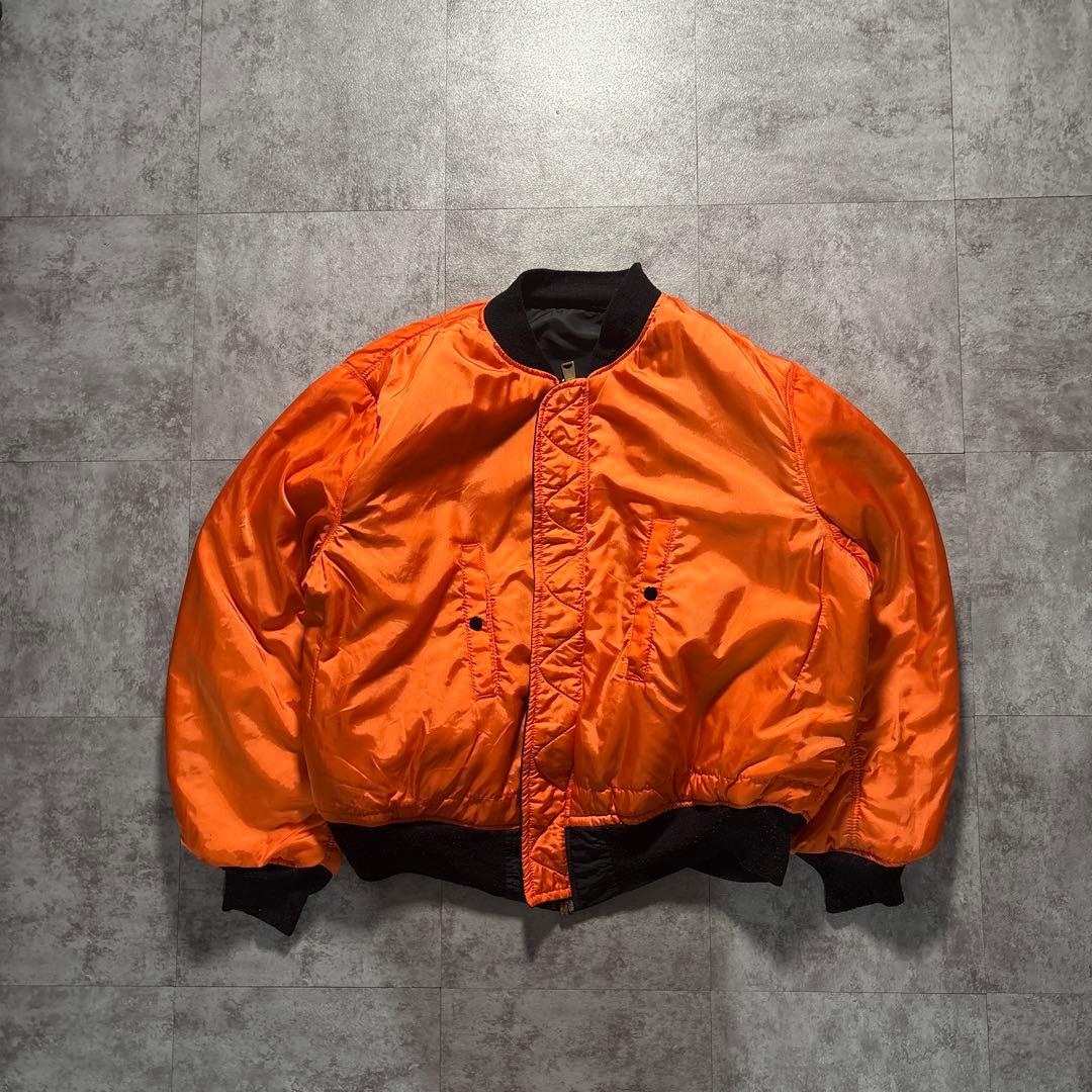 alpha ma-1 reversible flight jacket 短丈　黒