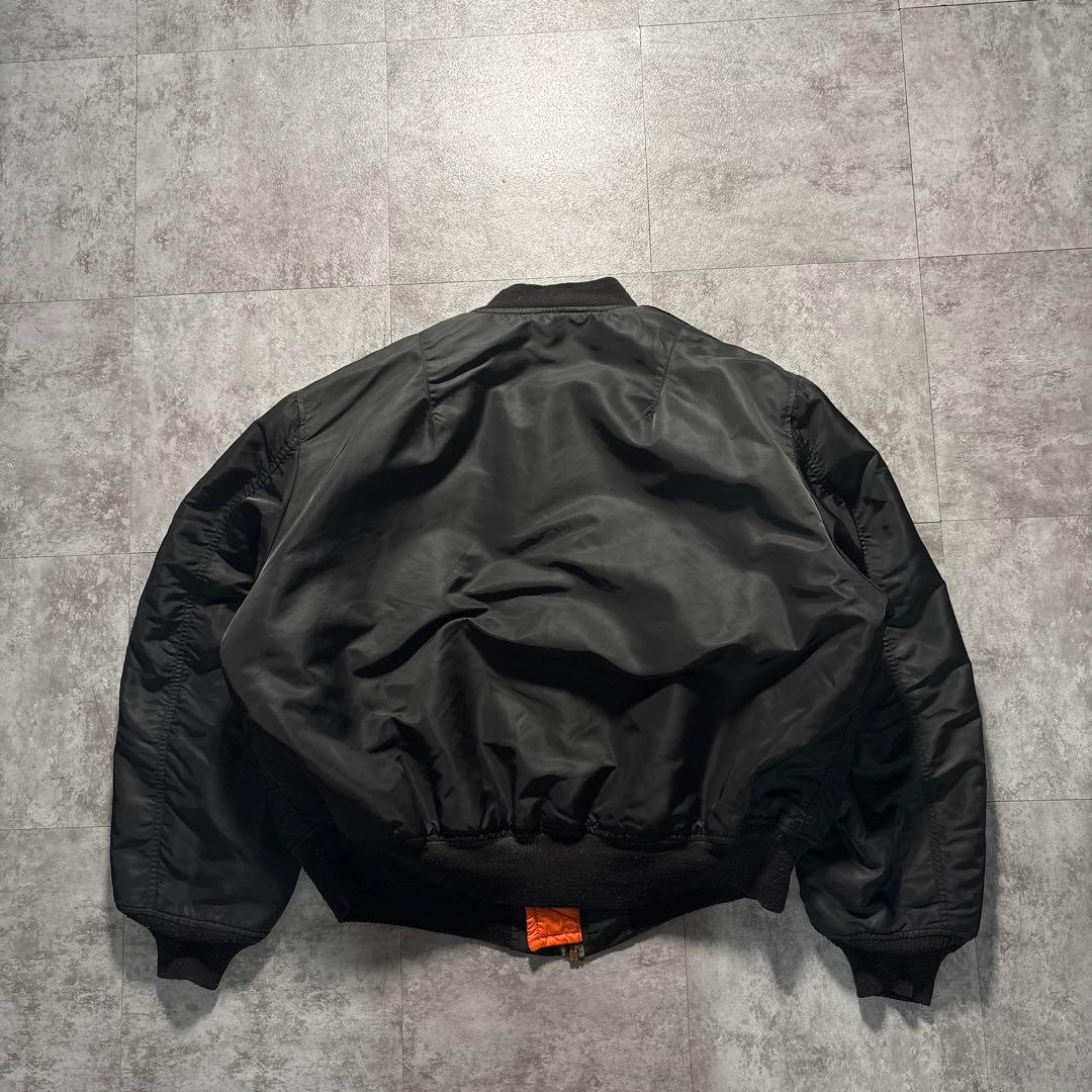 alpha ma-1 reversible flight jacket 短丈　黒