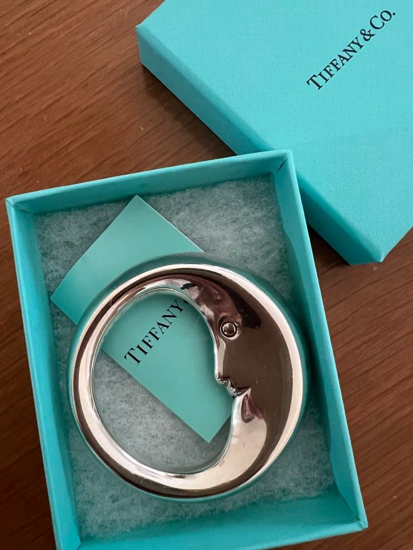 ティファニーTiffany & Co. シルバー　ベビーラトル　マンインザムーン