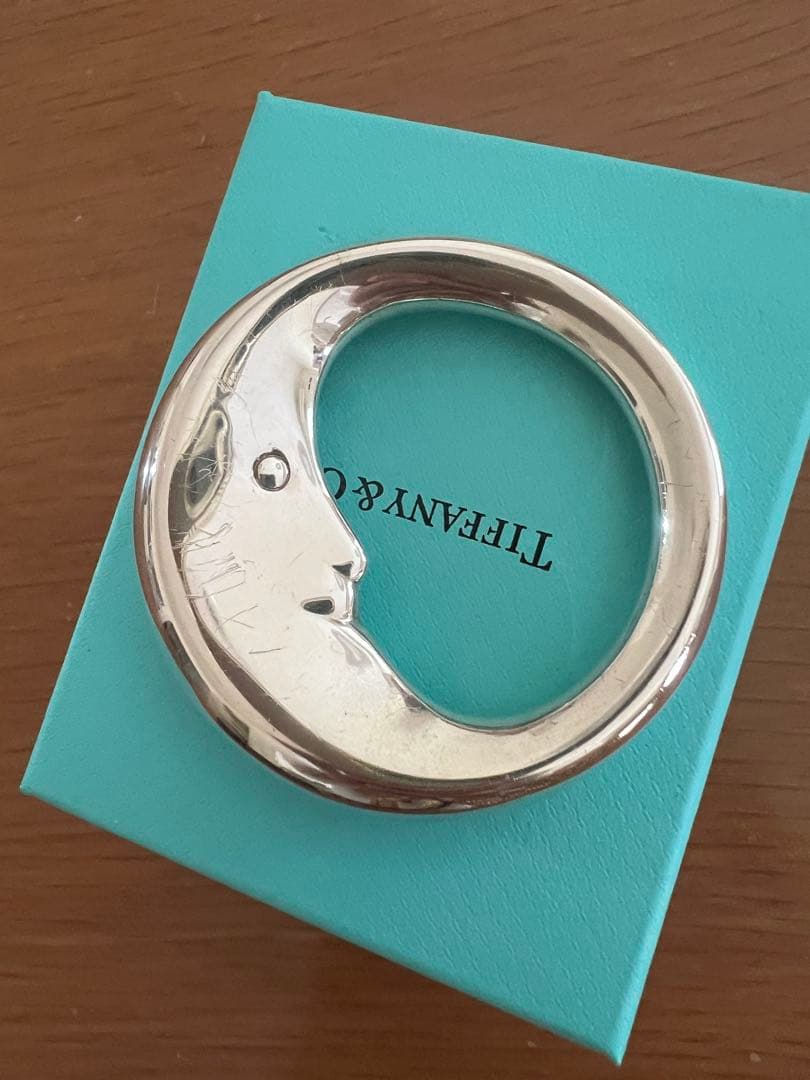 ティファニーTiffany & Co. シルバー　ベビーラトル　マンインザムーン