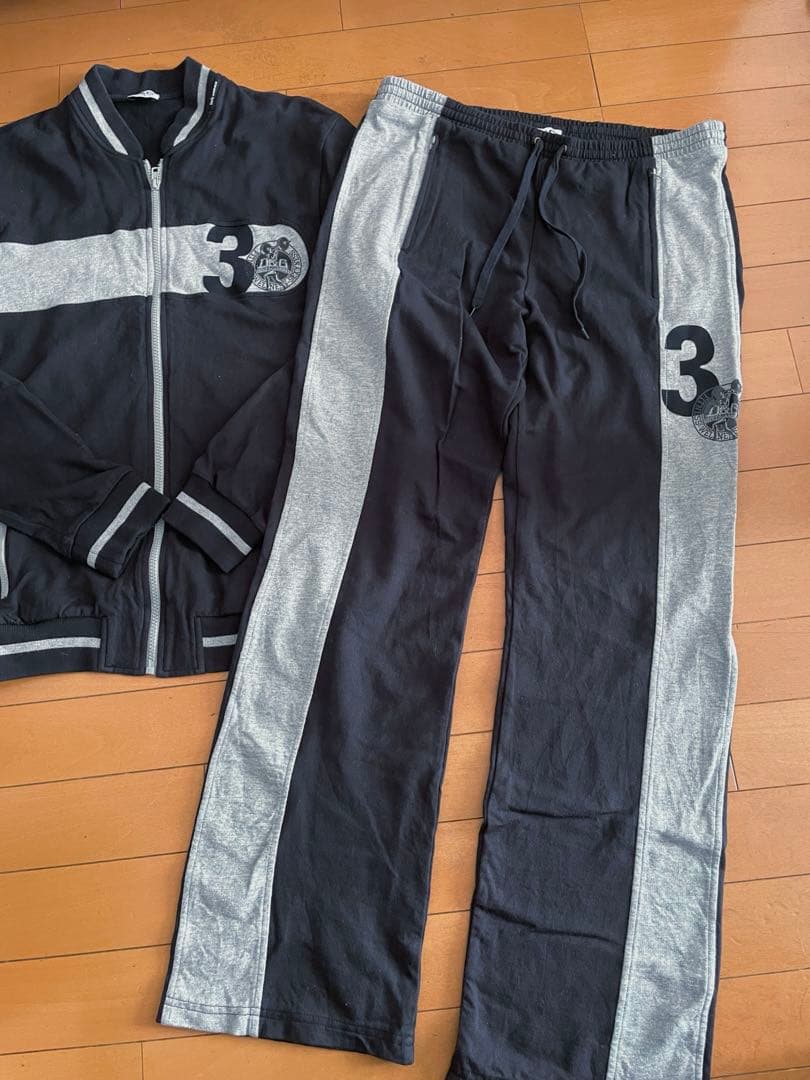 値下げ　D&G ジャージ　セットアップ　メンズM 筋トレ　トレーニングウェア