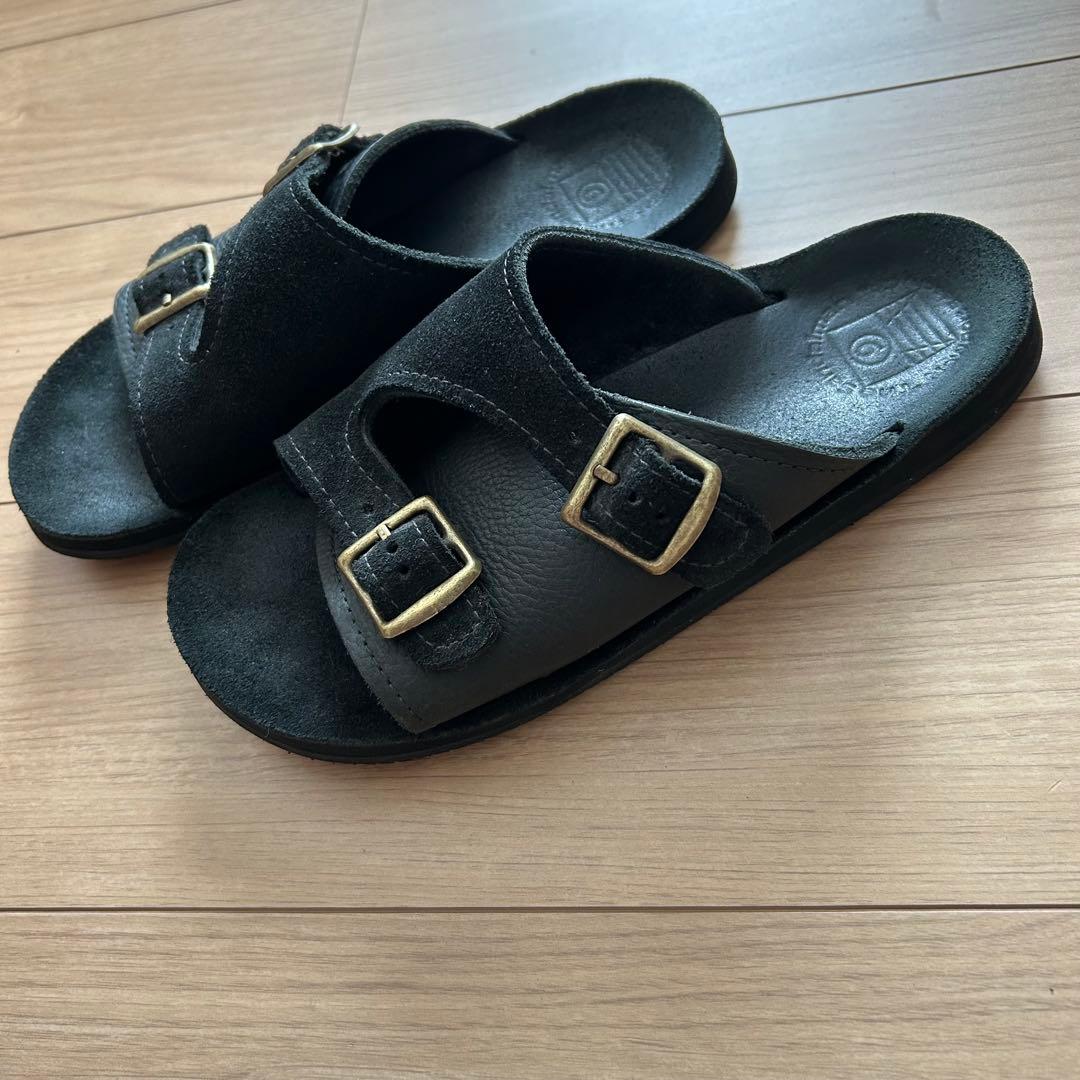 美品 サンダルマン×コニーアイランド　別注　ダブルバックルサンダル