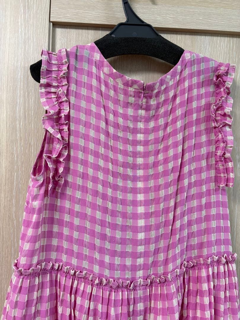 jane marple チェック柄ノースリーブワンピース