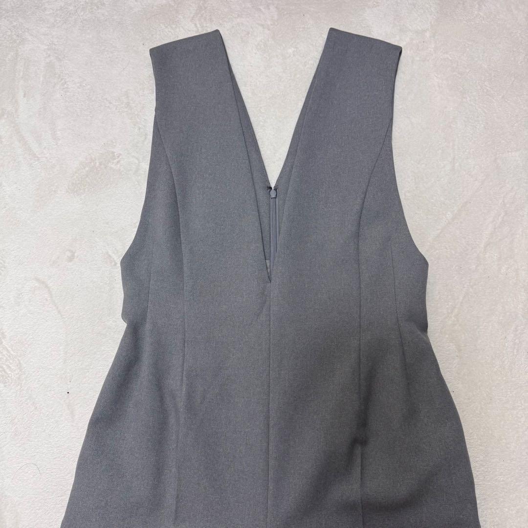 24AW セルフォード ウールライクサロペット グレー S