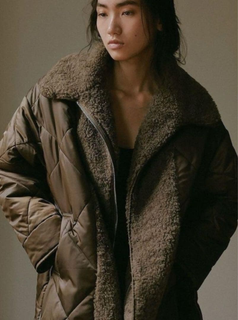 CASA FLINE | カーサフライン ステンカラーボアリバーシブルJKコート