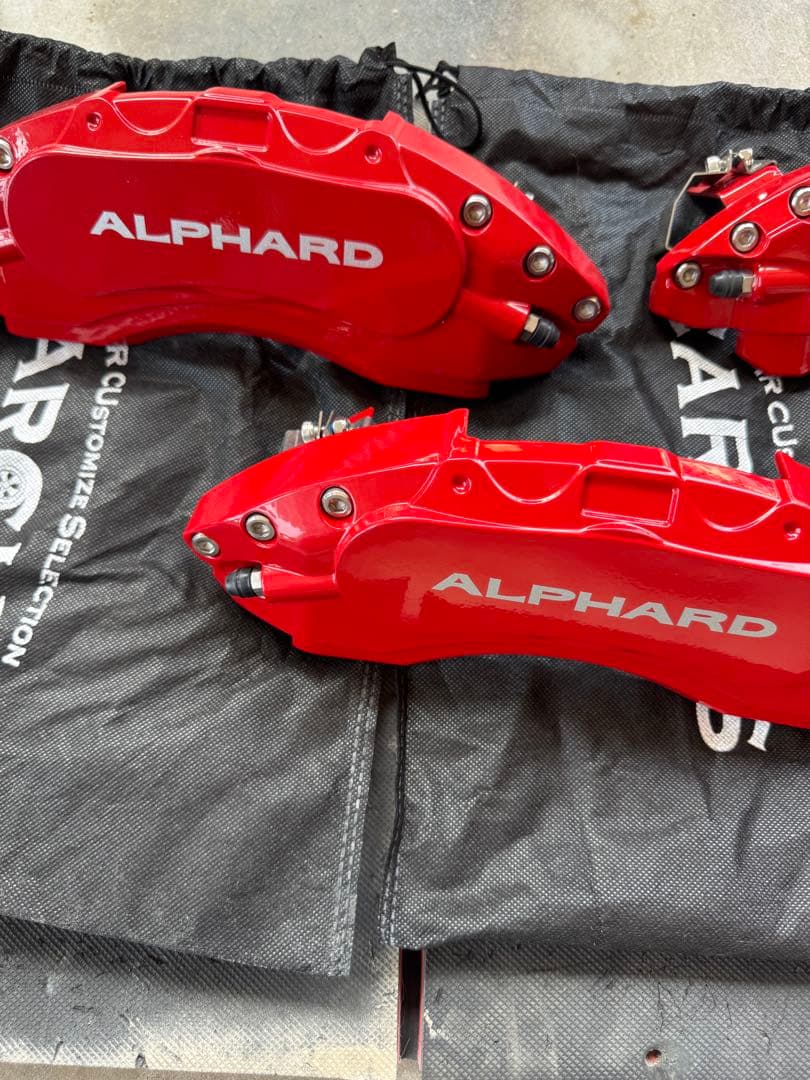 ALPHARD レッド ブレーキキャリパー 4個セット