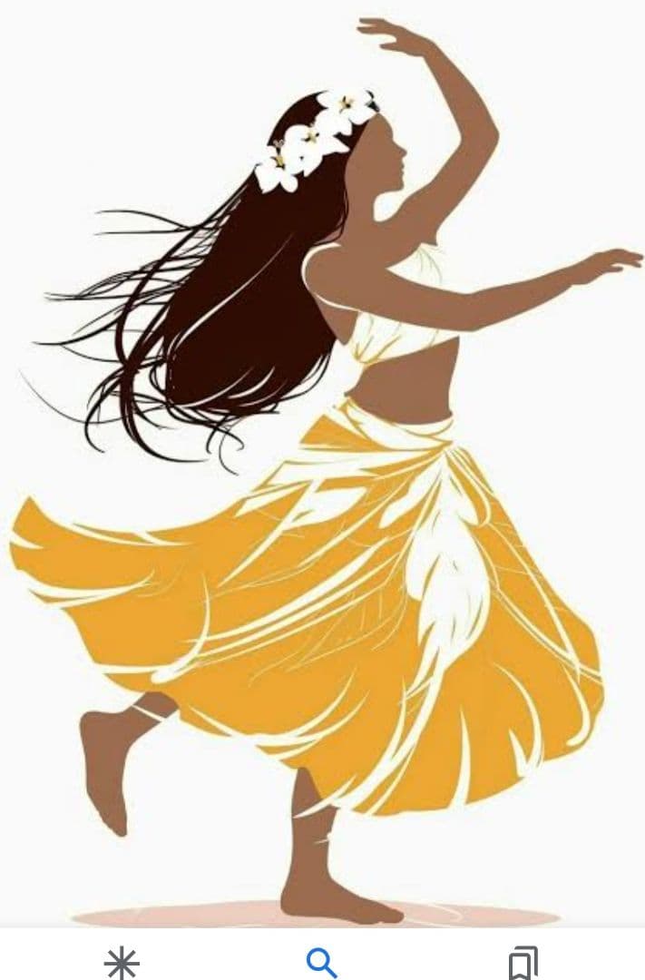 ハワイアンキルトタペストリーフラガール