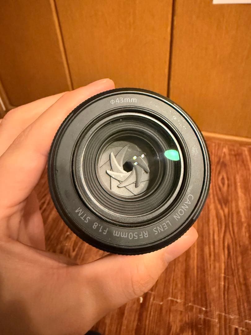 【美品】Canon RF50mm f1.8 stm（レンズフード、フィルター付）