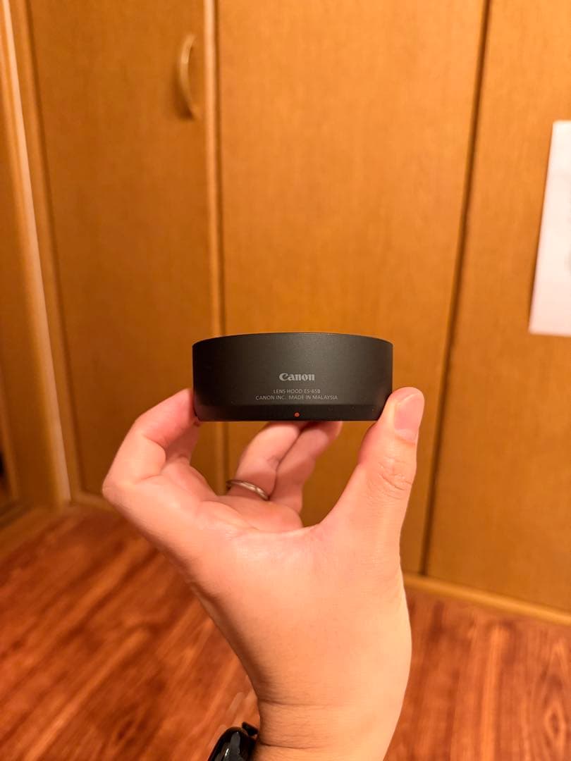 【美品】Canon RF50mm f1.8 stm（レンズフード、フィルター付）