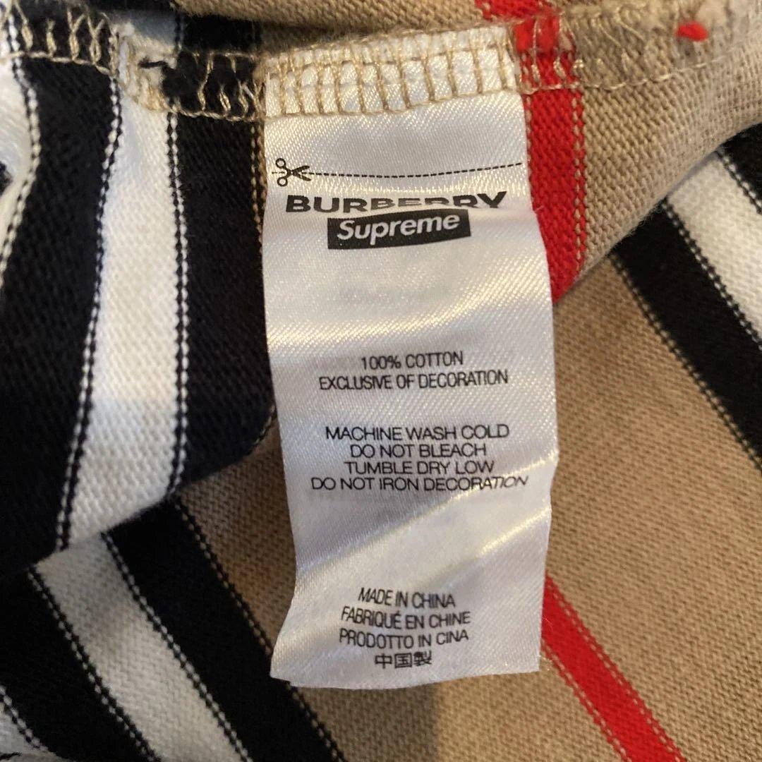 ⚠️超極少品⚠️ Supreme Burberry Rugby