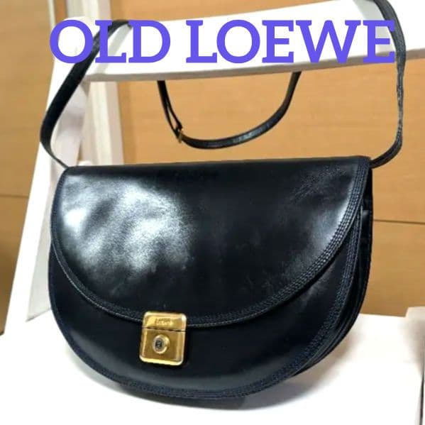 ♥まこ♥美品♥ ロエベ ショルダー アナグラム レザー OLD LOEWE